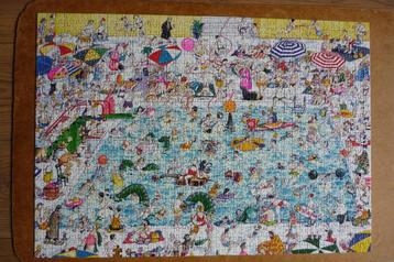 Heye Blachon '' HAPPY POOL '' + Poster 1000 -1 kantstukje. beschikbaar voor biedingen