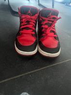 Nike air Jordans 1 mid zwart-rood, Nike Air Jordan, Verzenden, Zwart, Sneakers of Gympen