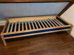 Lundia houten eenpersoonsbed, Huis en Inrichting, Slaapkamer | Bedden, 90 cm, Gebruikt, Eenpersoons, Hout