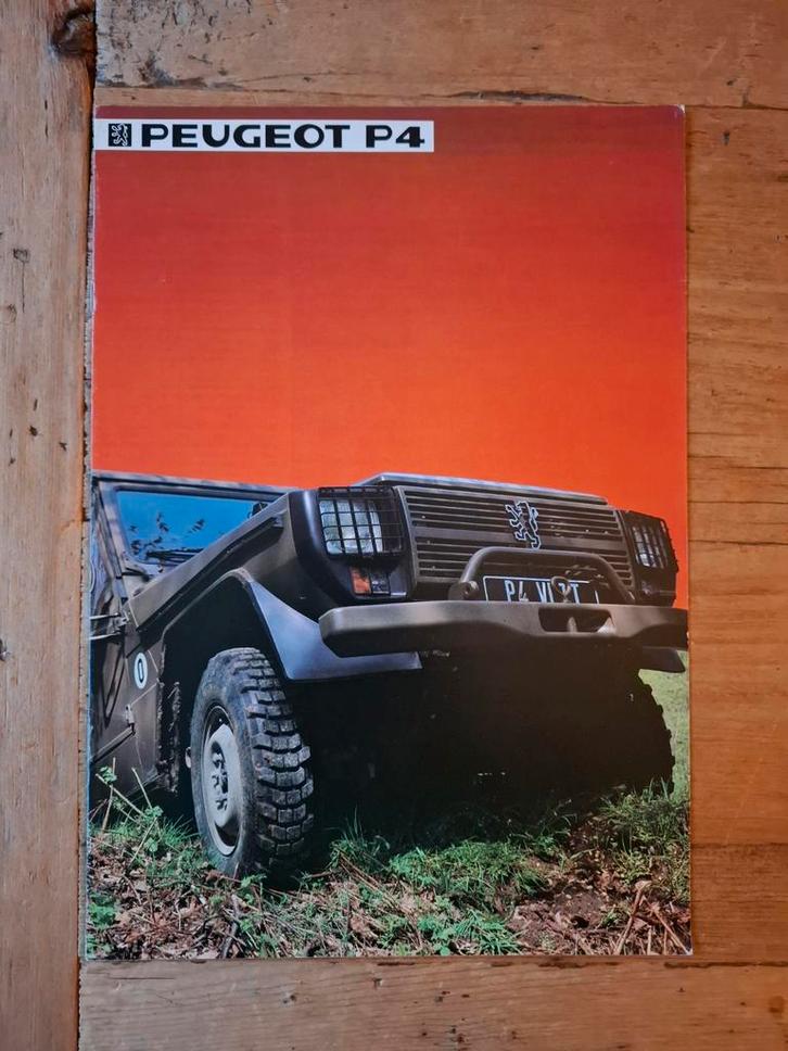Peugeot P4 brochure, Boeken, Auto's | Folders en Tijdschriften, Zo goed als nieuw, Peugeot, Ophalen of Verzenden