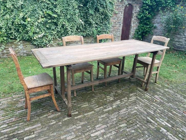 Vendage Tafel Klaptafel Bijzettafel Table de Vendage Frans, Antiek en Kunst, Antiek | Meubels | Tafels, Ophalen