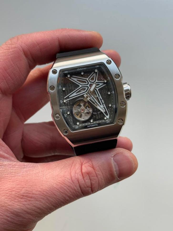 Olto-8 Reef horloge (Richard Mille hommage), Sieraden, Tassen en Uiterlijk, Horloges | Heren, Zo goed als nieuw, Overige merken