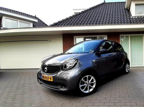 Smart ForFour 1.0 71pk 2017 Grijs in nieuwstaat 90dkm, Auto's, Smart, Particulier, ForFour, Airconditioning, Bluetooth, Centrale vergrendeling