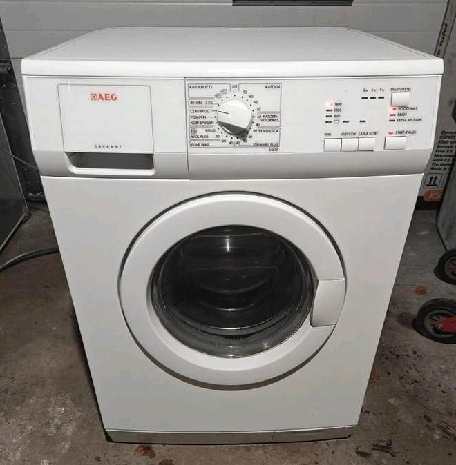 AEG wasmachine 6kg, 1400 toeren (gratis bezorging), Witgoed en Apparatuur, Wasmachines, Zo goed als nieuw, Voorlader, 6 tot 8 kg
