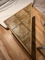 Bijzettafel, Ophalen, 50 tot 100 cm, Eikenhout, 50 tot 100 cm