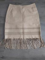 Prachtige Vanille kleurige leren rok. Walter leder. Maat S., Kleding | Dames, Rokken, Ophalen of Verzenden, Nieuw