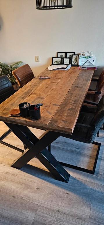 Steigerhouten tafel 170x80  beschikbaar voor biedingen