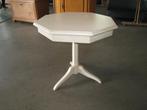 Brocant bijzettafeltje wit, Hoog 58, breed en diep 60, Niet ingevuld, Gebruikt, Niet ingevuld, Niet ingevuld