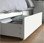 Ikea malm bed lades 4 stuks, Huis en Inrichting, Slaapkamer | Bedden, Ophalen, Eenpersoons, Wit, Zo goed als nieuw
