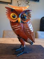 Metalen Uil van Recycled Blik, Ophalen, Nieuw