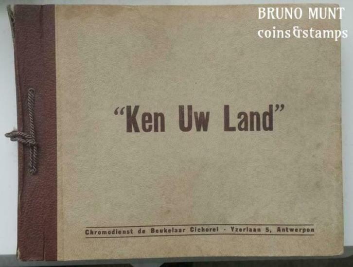 Verzamelalbum Chromos de Beukelaar Cichorei "Ken Uw Land", Verzamelen, Foto's en Prenten, Zo goed als nieuw, Prent, Buitenland