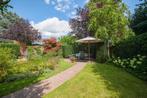 Tuinparasol + stenen voet, Tuin en Terras, Parasols, Ophalen, Gebruikt, 2 tot 3 meter, Overige typen
