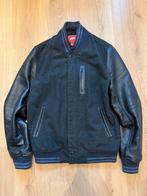 Nike Destroyer Varsity Jacket Leren Mouwen Zwart • Maat M, Ophalen of Verzenden, Gedragen, Maat 48/50 (M), Zwart