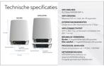 Netgear Orbi RBR750 en 2x RBS750 WiFi 6 Mesh, Ophalen of Verzenden, Zo goed als nieuw, Router, Netgear