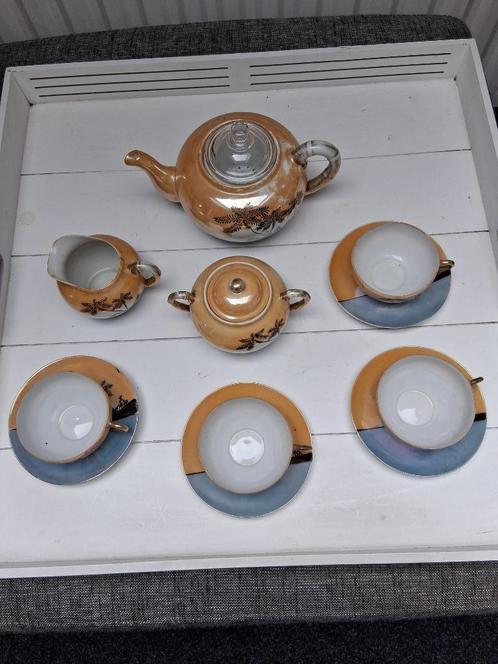 antiek chinees/Japans eierschaalporselein theeservies, Antiek en Kunst, Antiek | Servies compleet, Ophalen