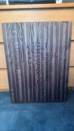 Gravure woood kast deuren 3 stuks donker bruin, Huis en Inrichting, Ophalen, 50 tot 100 cm, Zo goed als nieuw, Minder dan 100 cm