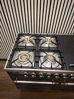 Luxe Boretti 5 pits met coupe de feu dubbele oven 100 cm, Fornello esperta, Ophalen of Verzenden, Zo goed als nieuw, Gas