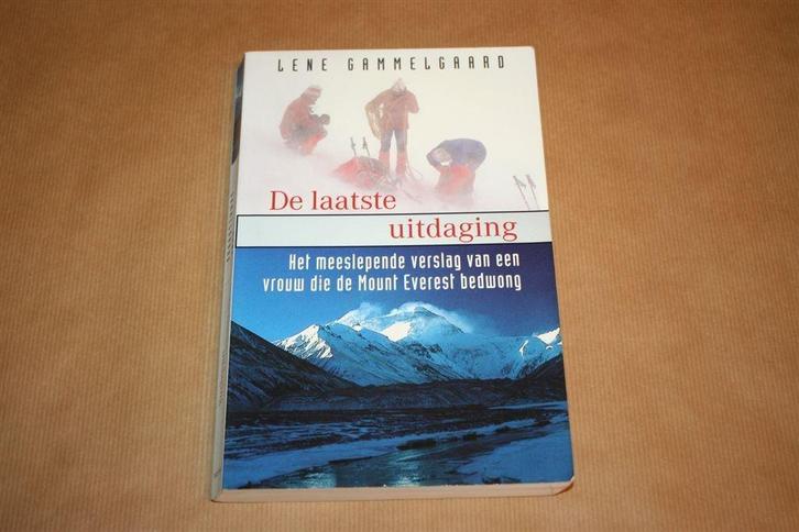 De laatste uitdaging. Verslag vrouw Mount Everest..., Sport en Fitness, Klimsport, Gebruikt, Klimsportschoenen, Ophalen of Verzenden