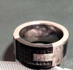 Fossil Brede Ring Roestvrij Staal Mt 17,5 Gratis Verzenden, Sieraden, Tassen en Uiterlijk, Ringen, Zwart, Zo goed als nieuw, 17 tot 18