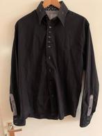 Zwart overhemd WAM Denim, XL, Zwart, Ophalen of Verzenden, Zo goed als nieuw, Halswijdte 43/44 (XL)