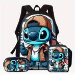 3-delige Schooltassenset - Stitch of Spiderman, Ophalen of Verzenden, Nieuw