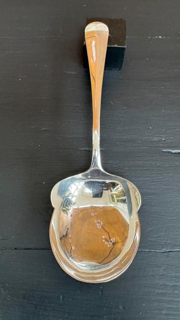 Antiek zilveren serveerlepel – Gerritsen & Van Kempen, Antiek en Kunst, Antiek | Bestek, Ophalen of Verzenden