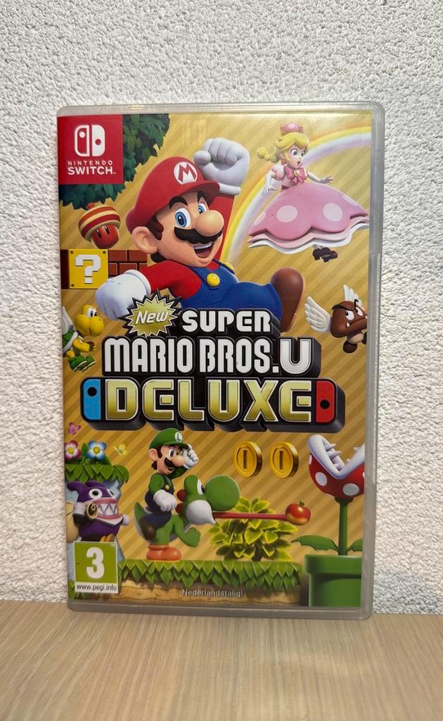 New Super Mario Bros U Deluxe voor de Nintendo Switch, Spelcomputers en Games, Games | Nintendo Switch, Zo goed als nieuw, Platform