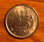 25 cent 1962 - Misdruk!, Ophalen, Koningin Juliana, 25 cent, Losse munt