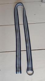 kinderriem blauw met groen witte bies! 100, 95 tot 105 cm, Overige kleuren, Ophalen of Verzenden, Riem of Ceintuur