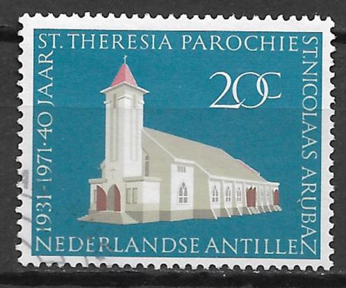 Nederlandse Antillen 1971 40jr St Theresia parochie Aruba, Postzegels en Munten, Postzegels | Nederlandse Antillen en Aruba, Gestempeld