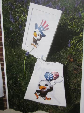 Borduur telpatroon van de Americaanse Eagle!  beschikbaar voor biedingen