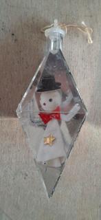 Diorama Plastic Jewel, figuurtje met wattenbol hoofdje '60, Ophalen of Verzenden, Gebruikt