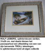 3 splinternieuwe sierlijsten met afbeelding van ROLF LIDBERG, Ophalen of Verzenden, Nieuw