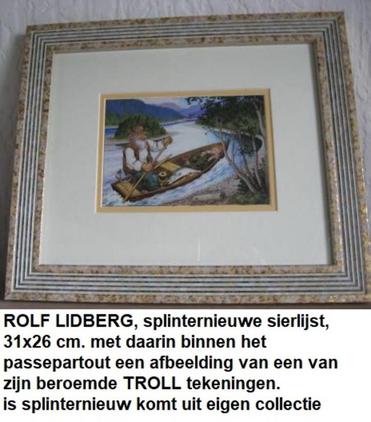 3 splinternieuwe sierlijsten met afbeelding van ROLF LIDBERG, Verzamelen, Overige Verzamelen, Nieuw, Ophalen of Verzenden