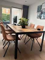 Eetkamerstoelen 6 (PU leder), Huis en Inrichting, Tafels | Eettafels, Ophalen of Verzenden, Zo goed als nieuw, Rechthoekig, 50 tot 100 cm