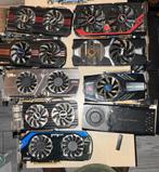 7x div werkende MSI - ASUS videokaarten AMD/Nvidia, Computers en Software, Videokaarten, PCI-Express 3, VGA, Ophalen of Verzenden