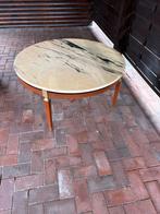 Salontafel jaren 70, Huis en Inrichting, Tafels | Salontafels, Ophalen, Gebruikt, Rond, 50 tot 100 cm