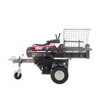 40 ton staande en liggende houtklover met benzinemotor en ta