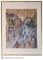 Litho van Walrecht: Tram in de Herestraat Groningen, Ophalen