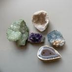 Diverse edelstenen clusters & geodes, Verzamelen, Mineralen en Fossielen, Ophalen of Verzenden, Mineraal