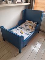 IKEA BUSUNGE Meegroeibed, Huis en Inrichting, Ophalen, 90 cm, Eenpersoons, Blauw