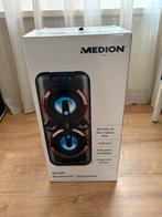 Medion Bluetooth Geluidssysteem box incl. microfoon, Gebruikt, 120 watt of meer, Front, Rear of Stereo speakers, Ophalen