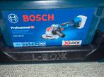 Bosch 18v GWX nieuw met extra’s, Ophalen of Verzenden, Zo goed als nieuw, Minder dan 700 watt, Haakse handslijpmachine