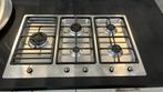 Smeg SNL900XGF 5-pits Gaskookplaat, Witgoed en Apparatuur, Kookplaten, Ophalen, Gebruikt, Inbouw, Gas