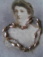 dubbele antieke ketting nr FF 436, Sieraden, Tassen en Uiterlijk, Antieke sieraden, Verzenden, Overige materialen, Ketting