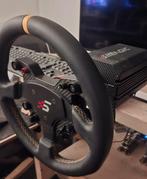 simagic m10 + g1 round leather rim, Computers en Software, Joysticks, Ophalen of Verzenden, Zo goed als nieuw