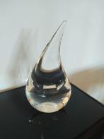 Beeld Drop van Fidrio. Mond geblazen helder glas, Antiek en Kunst, Ophalen