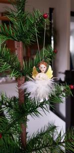Vintage engeltjes oude engel Brocante  kerst Kerstdecoratie, Ophalen of Verzenden, Gebruikt