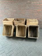 Fruitkisten ,veilingkisten ,topkwaliteit , 10 voor 60 euro, Huis en Inrichting, Ophalen, Gebruikt, Minder dan 50 cm