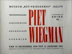 Litho Piet Wiegman origineel 1950!, Ophalen of Verzenden